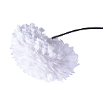 Изогнутый торшер с декором в виде перьев Plumage White Floor Lamp варинант исполнения - 2 | Loft Concept в Москве