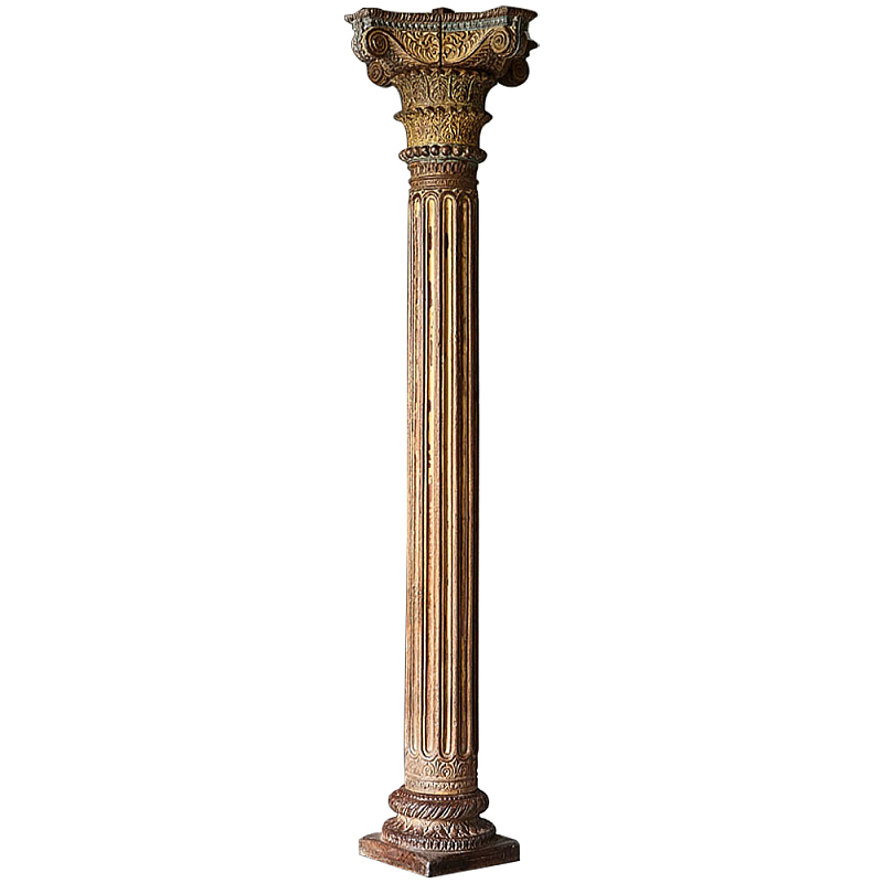      Bhavnagar Antique Column Brown    | Loft Concept 