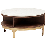 Круглый кофейный стол Sadie Round Coffee Table варинант исполнения - 1 | Loft Concept в Москве
