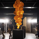 Люстра виноградная гроздь Grape Balls Янтарный цвет варинант исполнения - 3 | Loft Concept в Москве