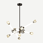 Светодиодная люстра Rovelly Black варинант исполнения - 2 | Loft Concept в Москве