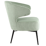 Современное мягкое кресло на металлических ножках Rakush Pistachio варинант исполнения - 5 | Loft Concept в Москве