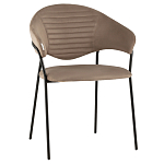 Коричневый стул с обивкой из искусственной замши Alexis варинант исполнения - 1 | Loft Concept в Москве