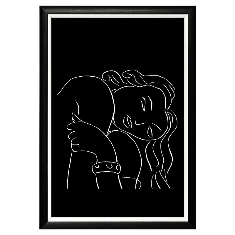  White Silhouette Pasiphae Poster     | Loft Concept 