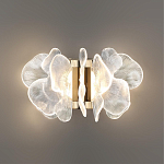 Бра с крупными прозрачными лепестками с рельефной поверхностью Ethereal Bloom варинант исполнения - 4 | Loft Concept в Москве