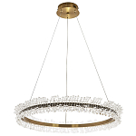 Кольцевая люстра с хрустальным декором Rowan Crystal Ring Horizontal Chandelier варинант исполнения - 2 | Loft Concept в Москве