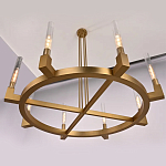 Люстра CANELLE Round Chandelier 8 Modern Brass варинант исполнения - 2 | Loft Concept в Москве