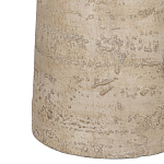 Столик приставной с круглой столешницей Textured Cream Table варинант исполнения - 4 | Loft Concept в Москве