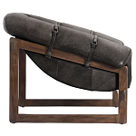 Кресло Duncan винтажная черная кожа варинант исполнения - 3 | Loft Concept в Москве