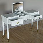 Туалетный стол - Трельяж Elsa Dreams White 120 см варинант исполнения - 2 | Loft Concept в Москве