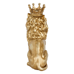 Статуэтка лев с детализированной гривой и изящной короной Lion Crown  варинант исполнения - 3 | Loft Concept в Москве