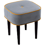 Квадратный мягкий пуф на черных ножках Winton Pouf Square варинант исполнения - 11 | Loft Concept в Москве