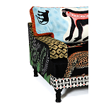 Большой Трехместный Диван с цветным принтом Qalakabusha Large Sofa варинант исполнения - 4 | Loft Concept в Москве