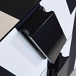 Дизайнерский комод в чёрно-белую полоску Ziqqurat варинант исполнения - 1 | Loft Concept в Москве