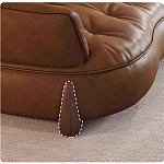 Кресло кожаное с деревянным каркасом Medieval Furniture варинант исполнения - 3 | Loft Concept в Москве