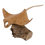 Статуэтка из дерева скат Animals of the World варинант исполнения - 1 | Loft Concept в Москве