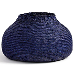 Корзина синяя Elewisa Wicker Basket варинант исполнения - 2 | Loft Concept в Москве