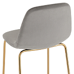 Барный стул на золотистых ножках VENDRAMIN Grey варинант исполнения - 7 | Loft Concept в Москве