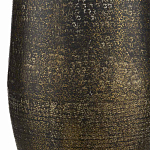 Торшер с фактурным массивным корпусом и тканевым цилиндрическим абажуром Textured Monolith варинант исполнения - 4 | Loft Concept в Москве