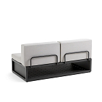 Садовый диван на каркасе из алюминия Petro варинант исполнения - 2 | Loft Concept в Москве