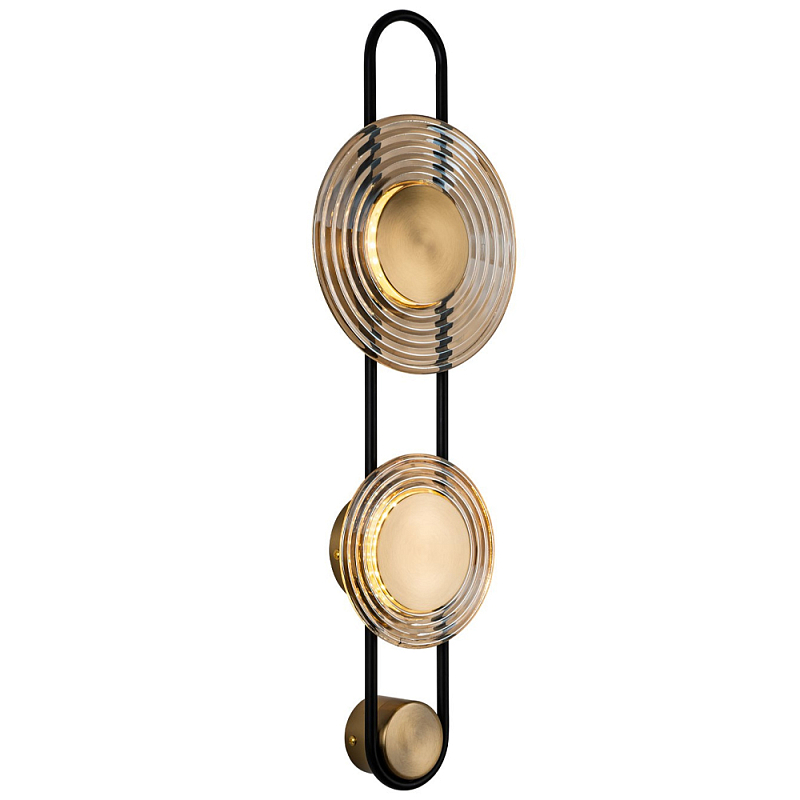        Savio Brown Glass Disc Light      | Loft Concept 