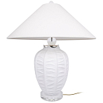 Настольная лампа керамическая с абажуром Valencia варинант исполнения - 2 | Loft Concept в Москве