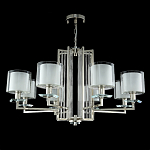 Люстра с 8-ю цилиндрическими плафонами из стекла Laurent варинант исполнения - 9 | Loft Concept в Москве