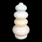 Настольная лампа из стеклянных сфер в пастельных тонах Высота 40 см Pastel Lunaria варинант исполнения - 3 | Loft Concept в Москве