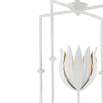 Подвесной светильник белый c абажуром в виде цветка тюльпана White Tulips варинант исполнения - 1 | Loft Concept в Москве