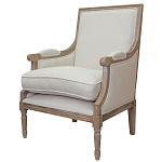 Кресло William Classical Armchair beige flax варинант исполнения - 3 | Loft Concept в Москве