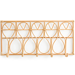 Настенная вешалка из ротанга Wila Wall Hanger L варинант исполнения - 3 | Loft Concept в Москве