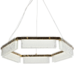 Светодиодная люстра с рельефным стеклом ICE GLASS 70 варинант исполнения - 1 | Loft Concept в Москве