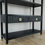 Стеллаж с двумя ящиками Elsa Dreams Black варинант исполнения - 2 | Loft Concept в Москве