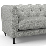 Мебельная ткань Шенилл серый цвет 138 см T4-34 варинант исполнения - 7 | Loft Concept в Москве