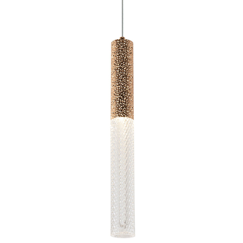   Dew Drops Tube Gold Hanging Lamp     | Loft Concept 