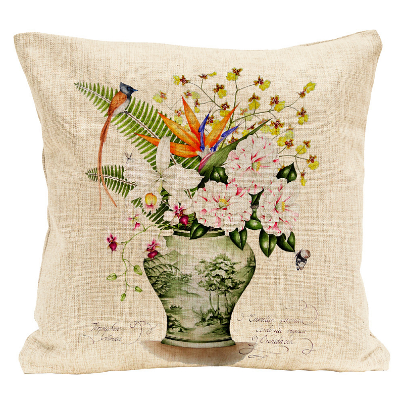   Bouquet with Strelitzia Pillow     | Loft Concept 