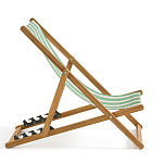 Шезлонг из акации и ткани Argentina варинант исполнения - 6 | Loft Concept в Москве