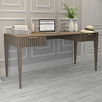 Рабочий стол коричневый с 2-мя ящиками Harper Line варинант исполнения - 2 | Loft Concept в Москве