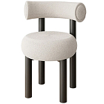 Стул с обивкой букле Pierres Grey Boucle Chair варинант исполнения - 1 | Loft Concept в Москве