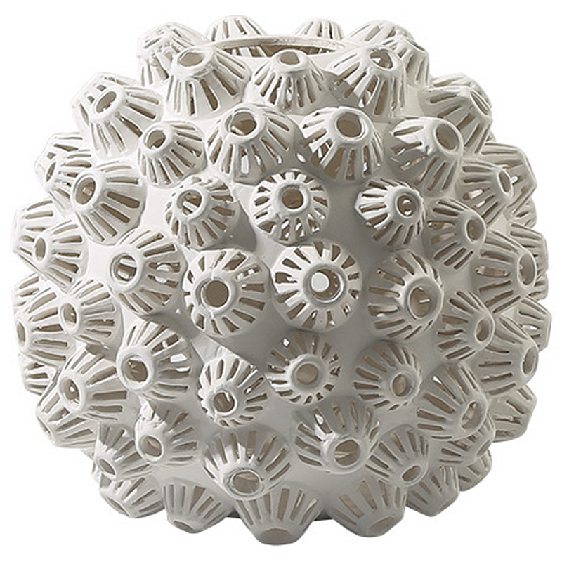   Unique Sea ​​Urchin White Vase    | Loft Concept 