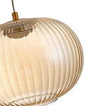 Подвесной светильник с янтарным рифленым стеклянным плафоном Ferm Living варинант исполнения - 6 | Loft Concept в Москве
