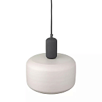 Подвесной светильник с круглым бежевым плафоном Quentin варинант исполнения - 3 | Loft Concept в Москве