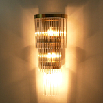 Бра с золотистым основанием и прозрачными трубками Nembus варинант исполнения - 6 | Loft Concept в Москве