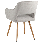 Стул в рогожке серого цвета NEASAN STOOL варинант исполнения - 4 | Loft Concept в Москве