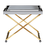 Стол сервировочный с зеркальной столешницей Splendid Serving Table варинант исполнения - 1 | Loft Concept в Москве