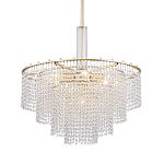 Люстра многоярусная с каскадами кристаллов Crystal Rains варинант исполнения - 1 | Loft Concept в Москве