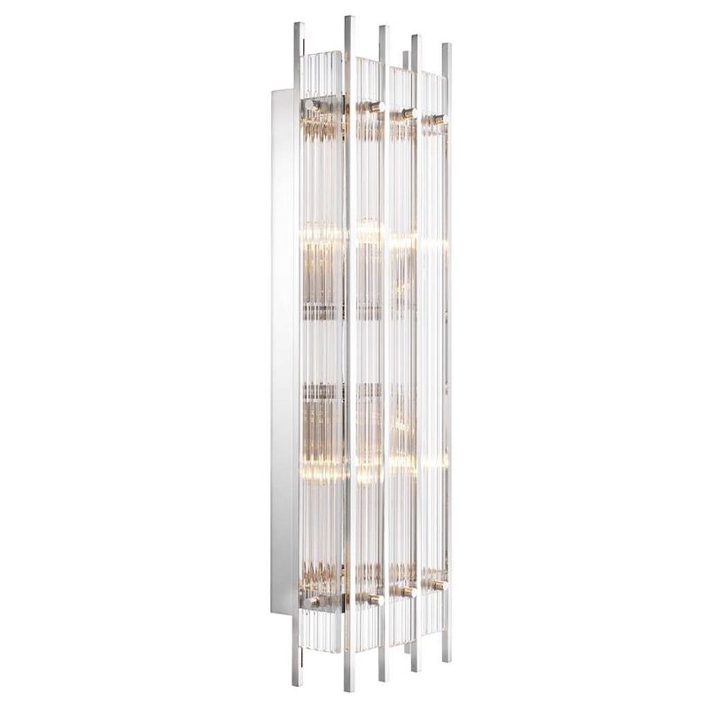  Wall Lamp Sparks L Nickel   (Transparent)   | Loft Concept 