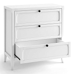 Комод с 3-мя ящиками белый Silva White Chest of Drawers варинант исполнения - 3 | Loft Concept в Москве