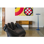 Дизайнерская скамейка Poltronova Canton  Beech and Black Bench варинант исполнения - 9 | Loft Concept в Москве