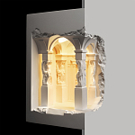 Встраиваемый в стену гипсовый светильник под покраску с колоннами и арками в античном стиле Antiquity Athena варинант исполнения - 1 | Loft Concept в Москве